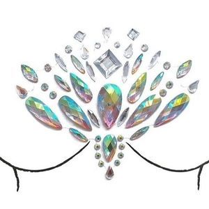 Adhesive Breast Gems Rhinestone Tattoos Sticker